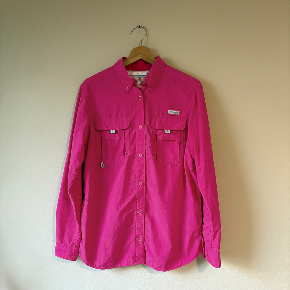 Columbia Camisa PFG Bahama Fuchsia Mujer (S)