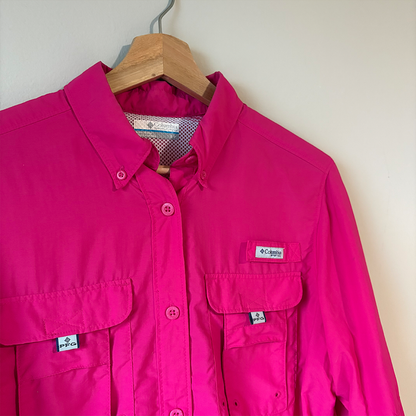 Columbia Camisa PFG Bahama Fuchsia Mujer (S)