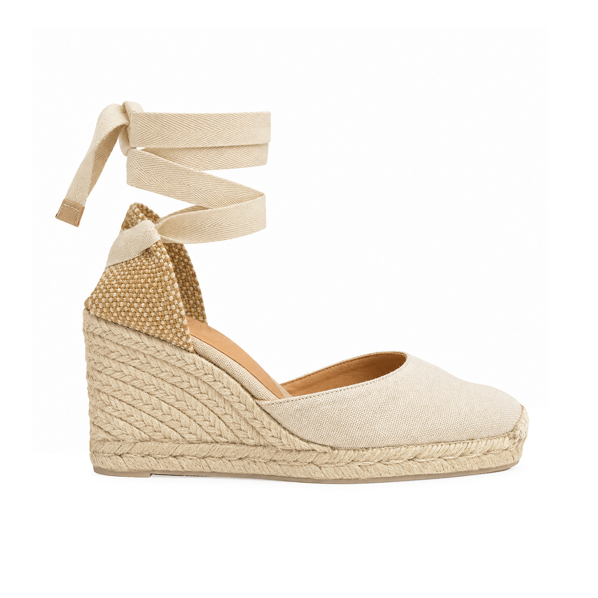 Castañer Carina Alpargatas Beige/Tan (38W)