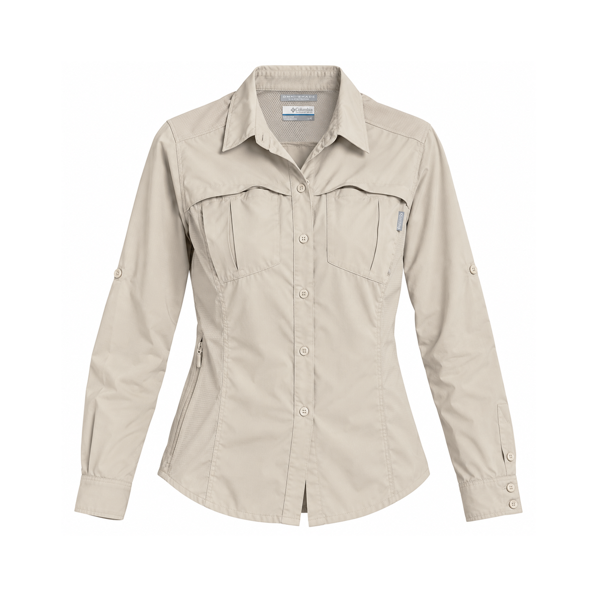 Columbia Camisa Omni-Shade Beige Mujer (L)