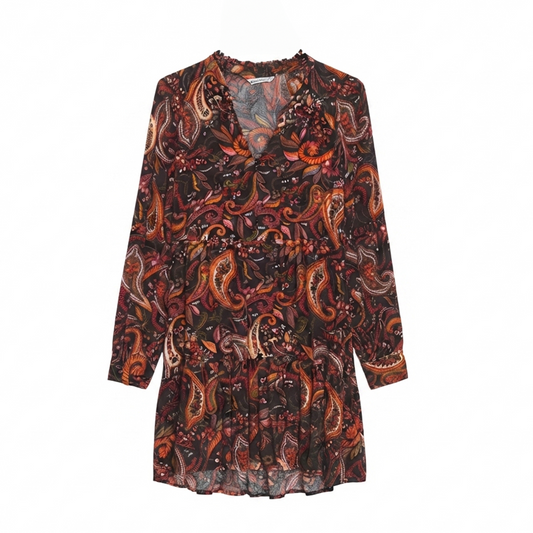 Stradivarius Vestido Paisley