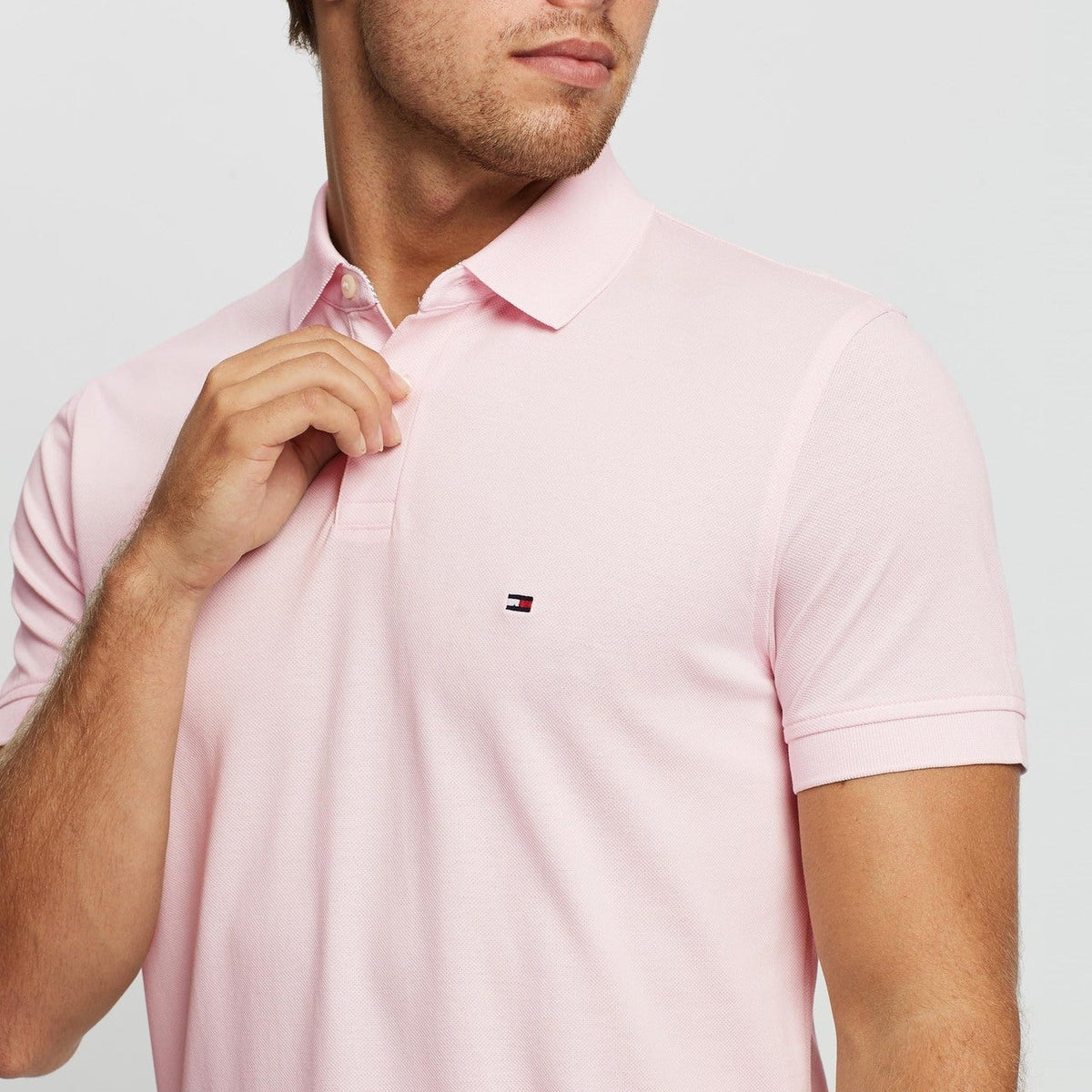 Tommy Hilfiger Polo Rosa (M)