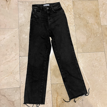 Zara Mom Jean Negro