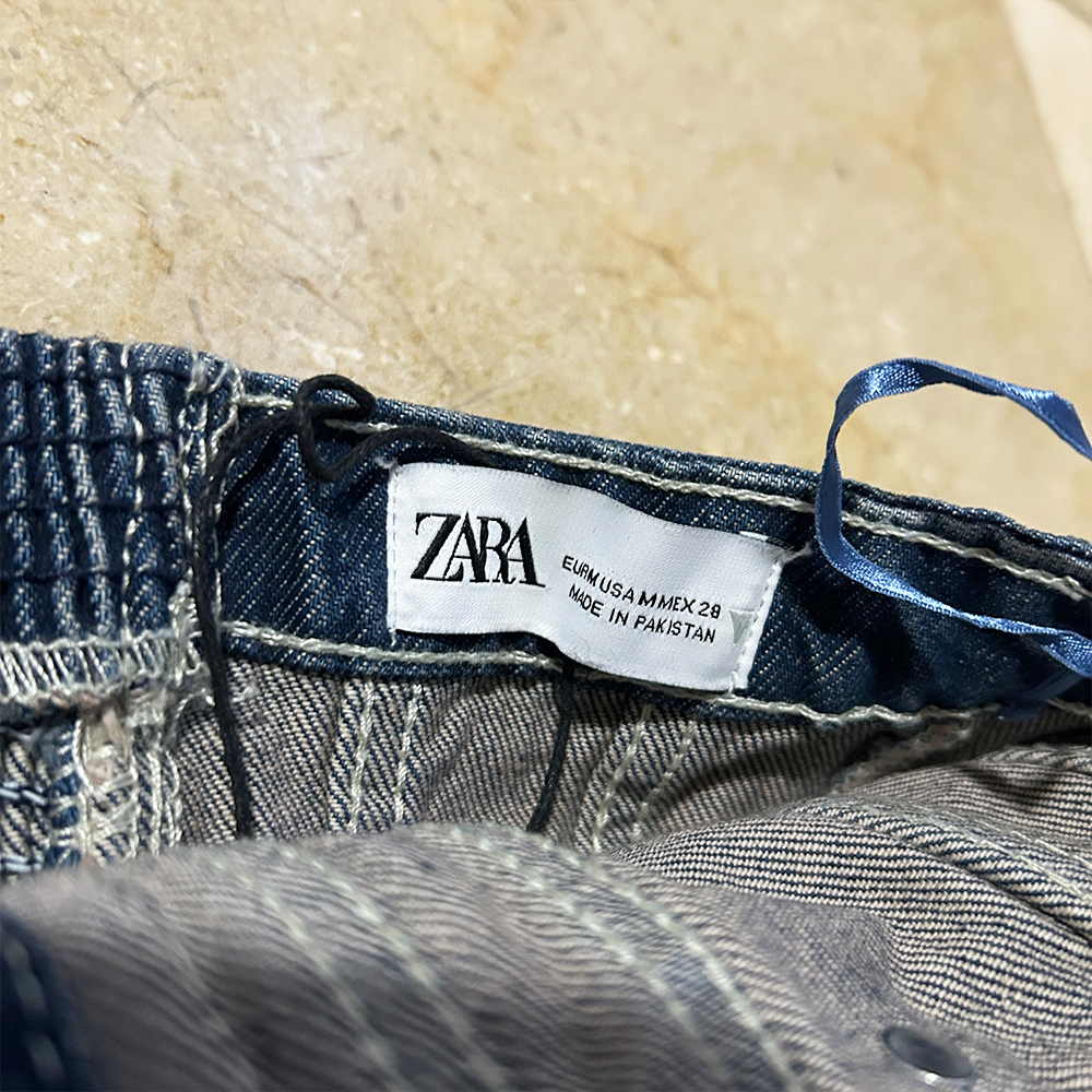 Zara Corset Top Denim (M)